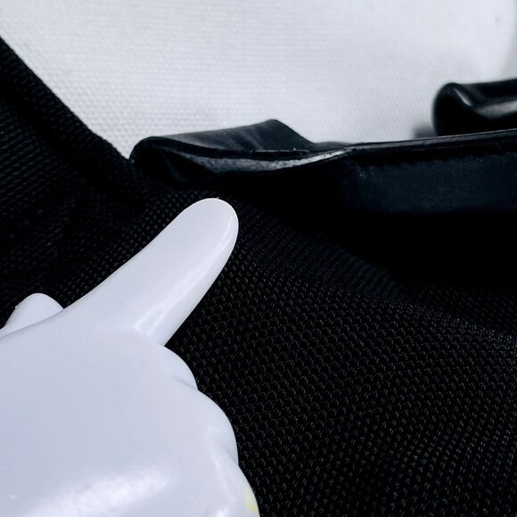 Giuseppe Zanotti Randy Technical Black + Silver Leather + Canvas Bag Backpack - Picture 13 of 16